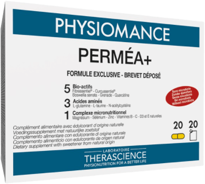 Physiomance Perméa + zonder microbiota