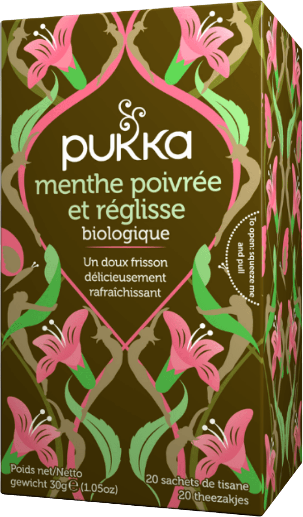 Tisane Menthe poivrée et réglisse 20 sachets