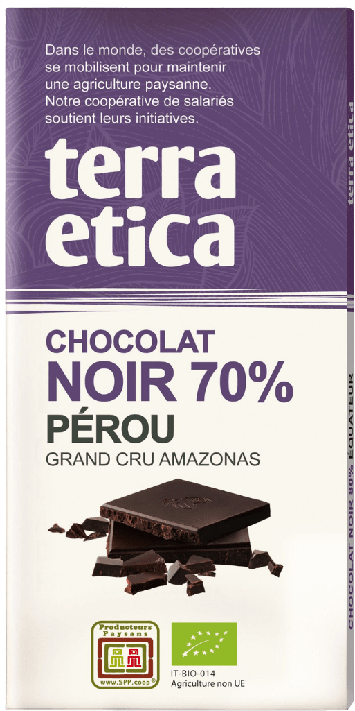 Chocolat Noir 70% Pérou BIO