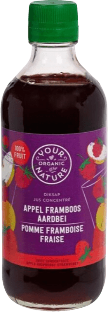 Geconcentreerd Aardbei Frambozensap bio