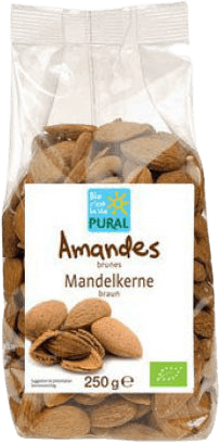 PURAL Amandes décortiquées 250g
