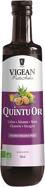 5 Oliën Koolzaad Sesam Walnoot Hennep Teunisbloem bio