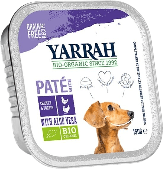Pâtée Barquette à la Dinde Bio pour Chien - 150gr