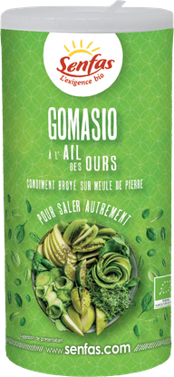 Gomasio met Daslook bio