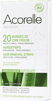 20 Cold Wax Strips Underarms & Bikini BIO