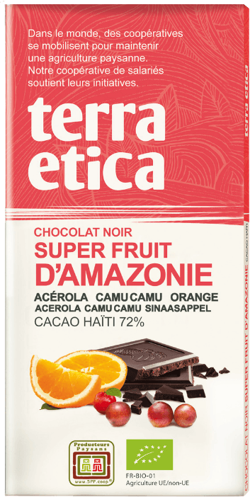 Pure Chocolade 65% Haïti Met Supervruchten Uit Amazonië
