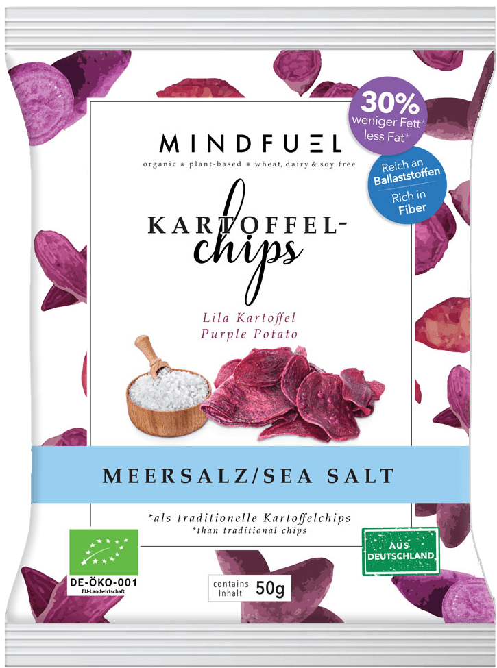 Chips Pomme de Terre Vitelotte Sel de Mer