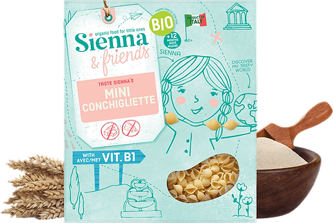 Mini Conchigliette + 12 months