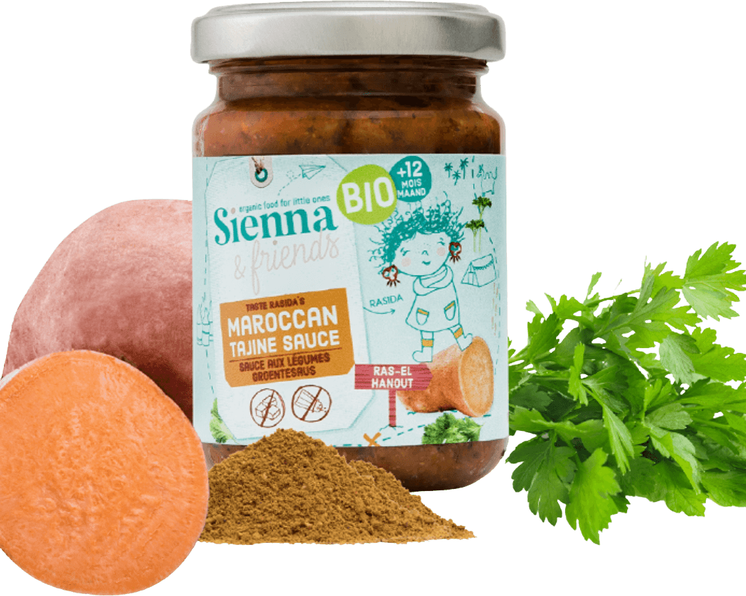 Marokkaanse Groentesaus + 8 maanden Bio 130g 0