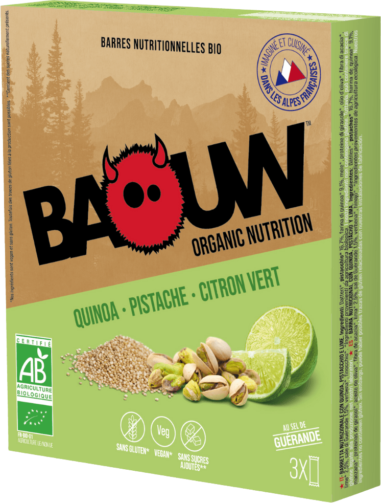 Barres Sport Quinoa Pistache Citron Vert