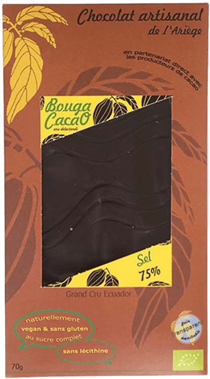 Zwarte Chocolade Reep Zout