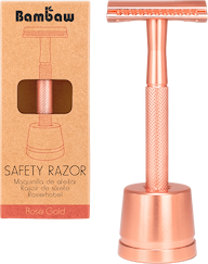 Metal Safety Razor Rose Gold Stand 
