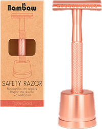 Metal Safety Razor Rose Gold Stand