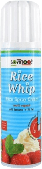 Chantilly vegan au riz en bombe 250g