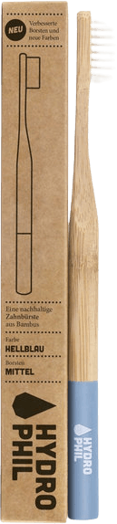 HYDROPHIL Brosse à dents bambou Souple Bleue