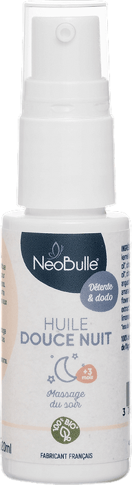 Huile de Massage Bébé Douce Nuit Dès 3 mois bio