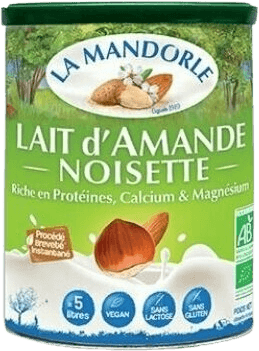 La Mandorle Lait Amande et Noisette protéines et magnésium 400g