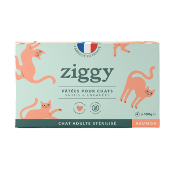 Pack Pâtée Chat Adulte Stérilisé Saumon