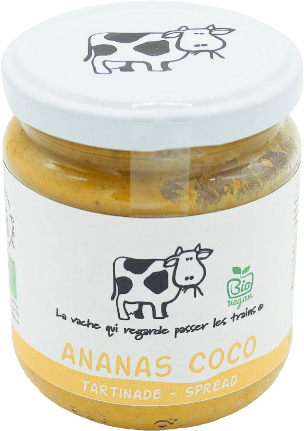 Ananas en kokosnootspread