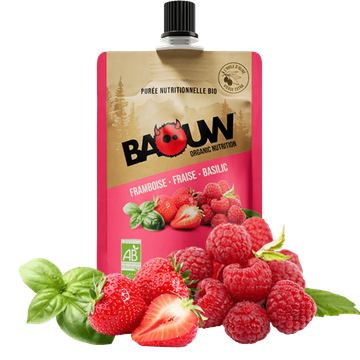 Compote Sport Framboise Fraise Basilic BIO