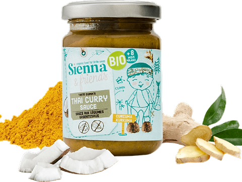 Sauce Curry Thai Légumes + 8 mois Bio 130g