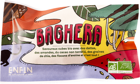 Baghera Cubes Dattes Amandes Choco Avoine