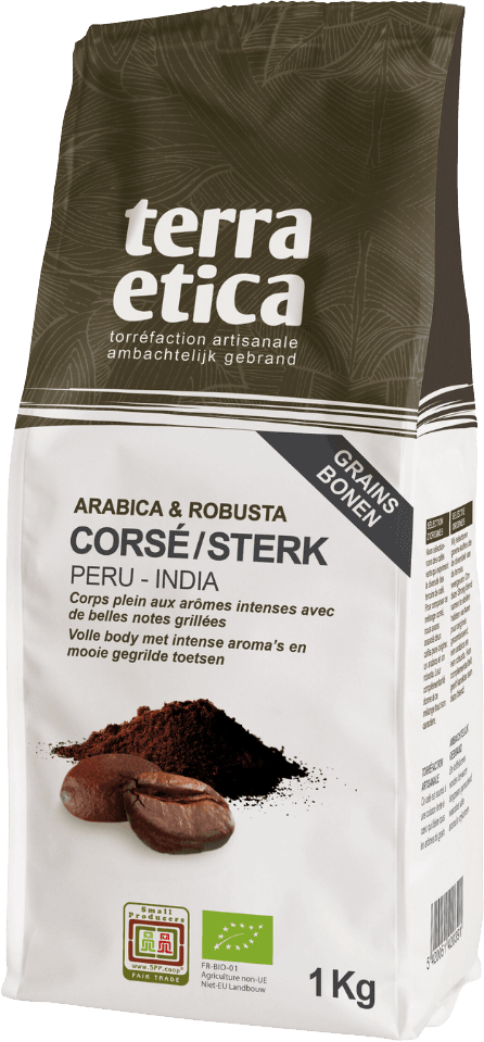 Café Corsé Grains Pérou & Inde