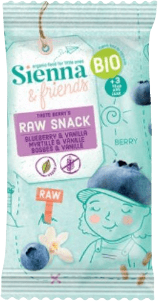 Snack Cru Myrtille Vanille + 3 ans