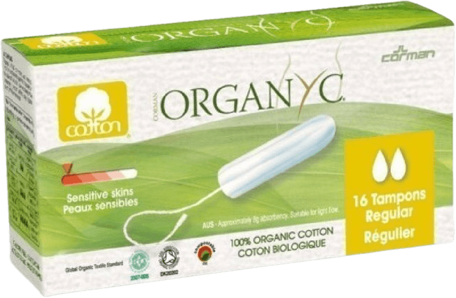 Non-applicator Tampons Regular Organic