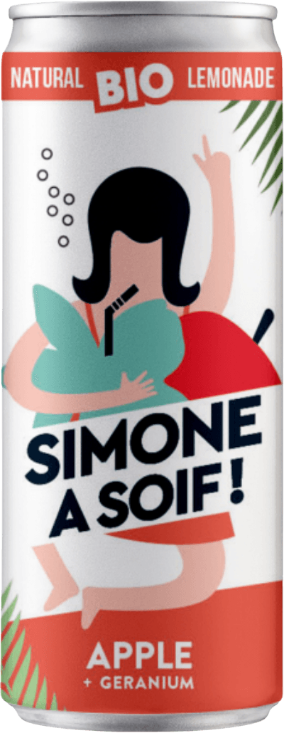 Boisson Pétillante Pomme Geranium