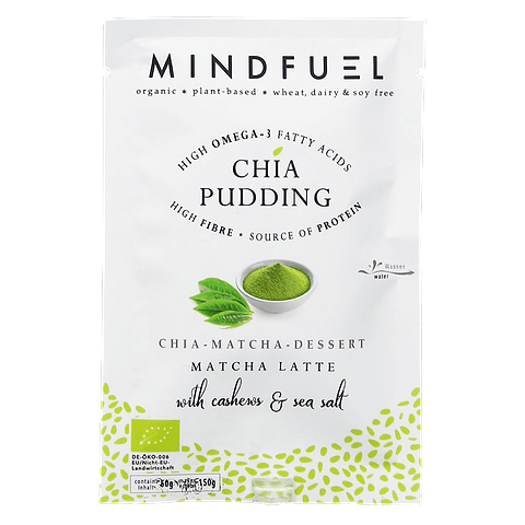 Chia Matcha Latte Pudding