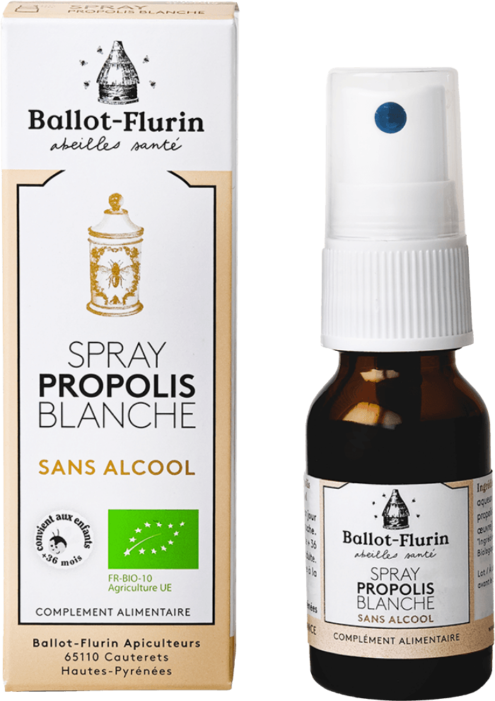 Spray Propolis Blanche Sans Alcool