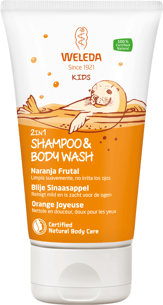 Kids Orange Fruity Shower Gel Shampoo