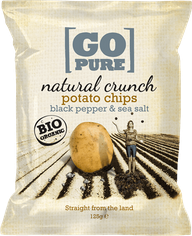 Crunchy Chips Zeezout & Zwarte Peper bio