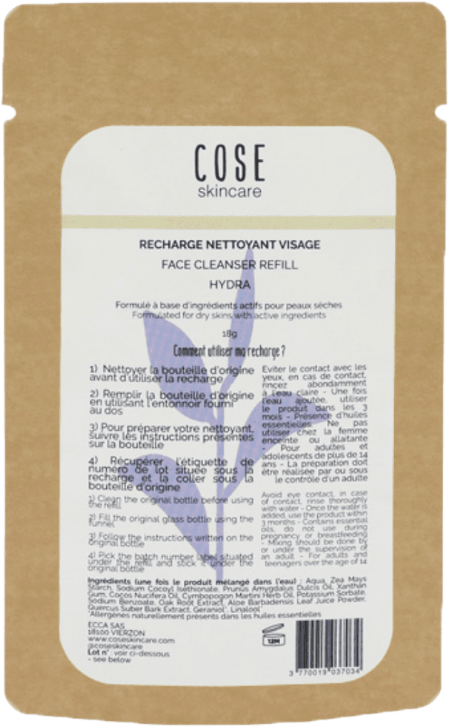 Recharge Nettoyant Visage Hydra