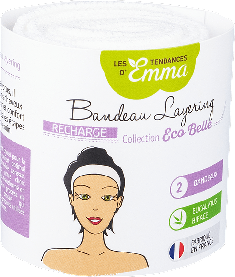 Bandeaux Lavables de Démaquillage Layering Eucalyptus