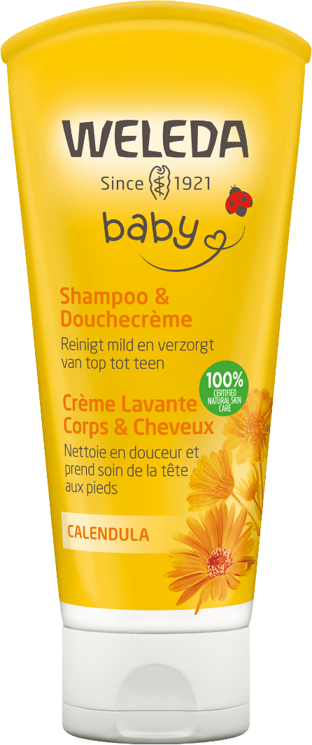 Crème Lavante Corps & Cheveux Au Calendula