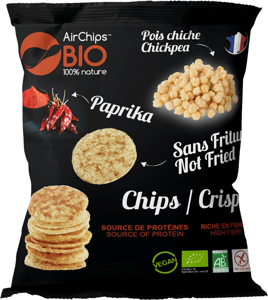 Chips Pois Chiche Paprika Sans Friture