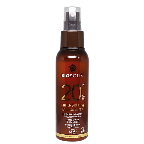 Sublimating Sun Oil Spray SPF20 Organic