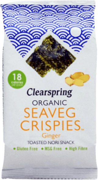 Seaweed Crispies Ginger Organic