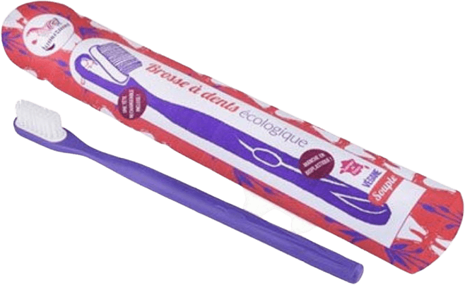 Brosse à Dents Souple Rechargeable Mauve