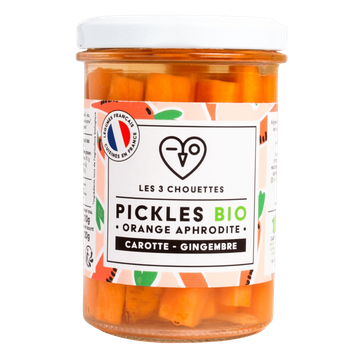 Orange Aphrodite Pickles Carrot-ginger Organic