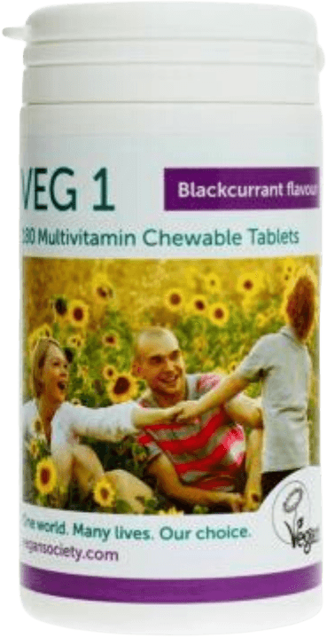 Veg1 180 Zwarte bessensmaak tabletten 0