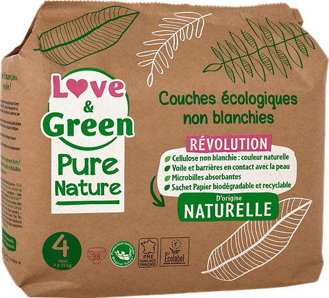 Couche Pure Nature T4 (7-14 kg)