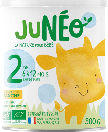 Lait De Suite 2 Vache De 6 à 12 Mois BIO