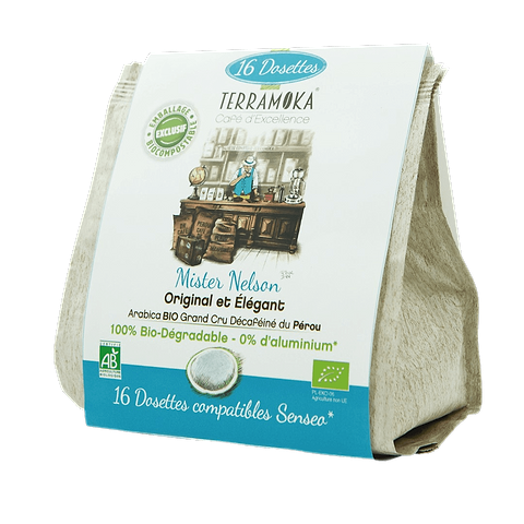 Koffiepads Senseo Arabica Cafeïnevrij 16 stuks
