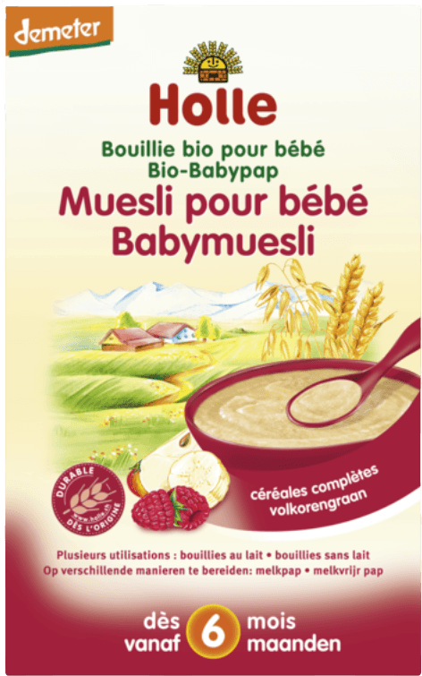 Bouillie Muesli Bébé + 6 Mois BIO