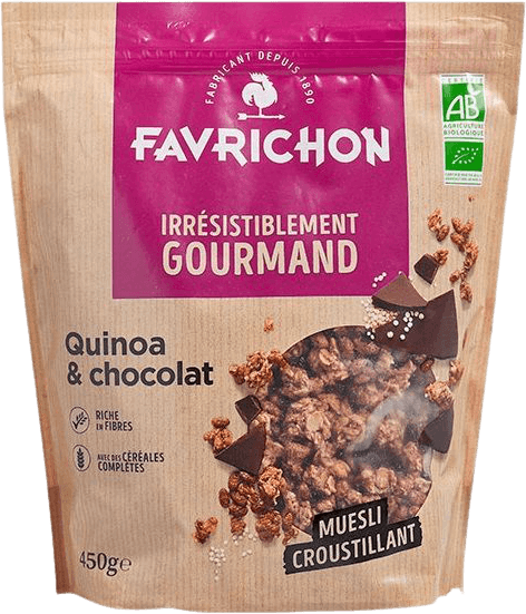 Krokante Quinoa Chocolade Muesli BIO