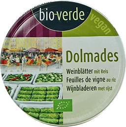 Dolmades Wijnbladeren BIO