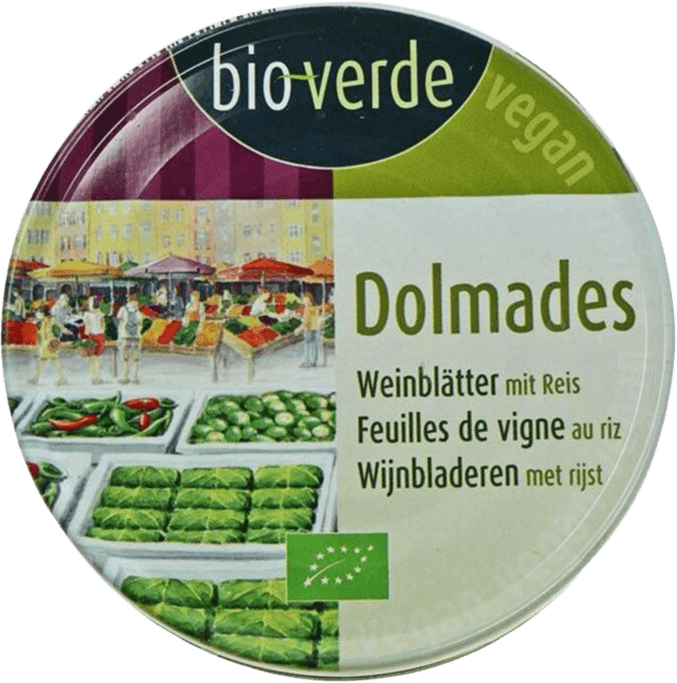 Dolmades Vine Leaves Organic